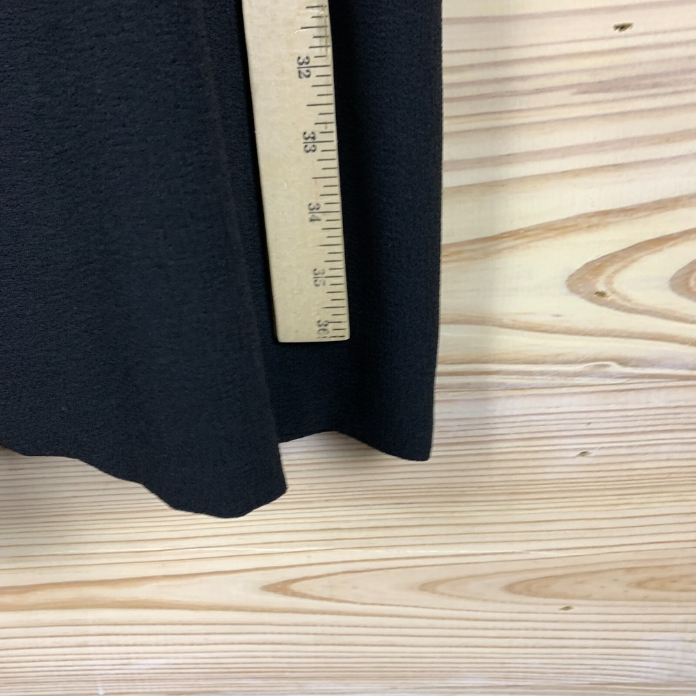 Adrianna Papell Black Long Sleeve Sheer Sleeve Cocktail Dress - Picture 11 of 16